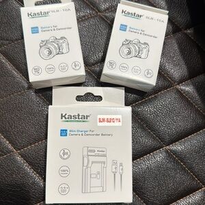 Kastar 2 Pack SLB-10A Battery and AC Wall Charger Replacement